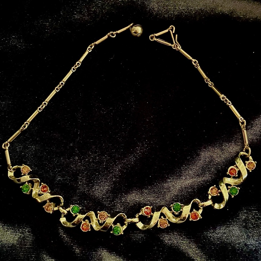Vintage 1950/60’s Rhinestone MidCentury Choker - Preowned